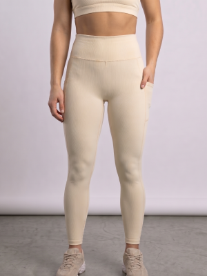 LEGGINS MARFIL BOLSILLOS